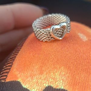 Tiffany & Co. Jewelry - Tiffany & Company Mesh heart ring Tiffany & Co. Jewelry - Tiffany & Company Mesh heart ring